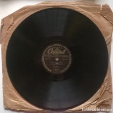 Discos de pizarra: LES PAUL. THE KANGAROO/ DON'CHA HEAR THEM BELLS. CAPITOL UK 1954 PIZARRA 10'' 78 RPM. Lote 237777170