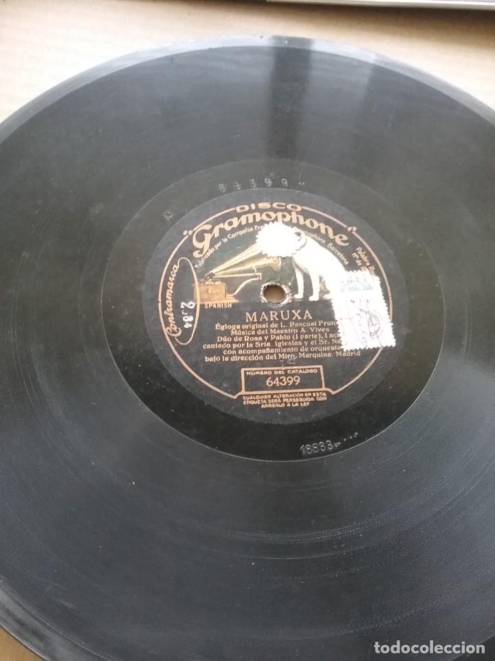 Discos de pizarra: Disco de Pizarra. GRAMOPHONE. (250) - Foto 2