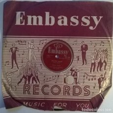 Discos de pizarra: PAUL RICH. LOLLIPOP/ MAYBE BABY, EMBASSY WB 283, UK 1958 PIZARRA 10'' 78 RPM. Lote 239509940