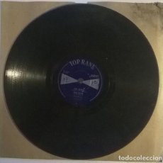 Discos de pizarra: TONY HATCH. SIDE SADDLE/ CHICK. TOP RANK JAR 107), UK 1959 PIZARRA 10'' 78 RPM