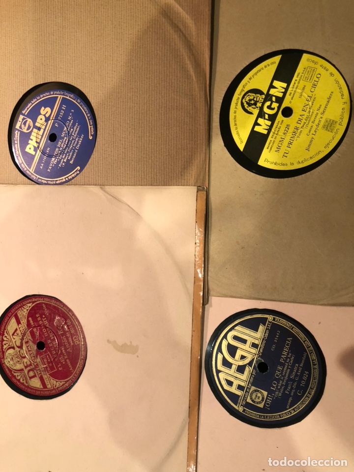 Discos de pizarra: 16 Discos de gram&oacute;fono - Foto 2