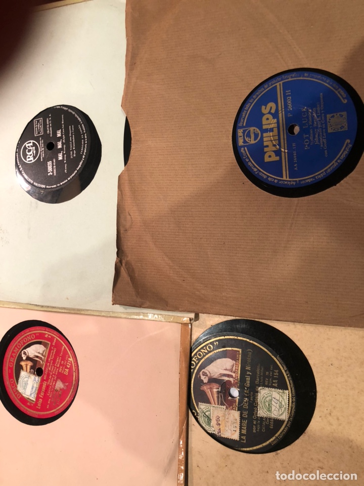 Discos de pizarra: 16 Discos de gram&oacute;fono - Foto 3