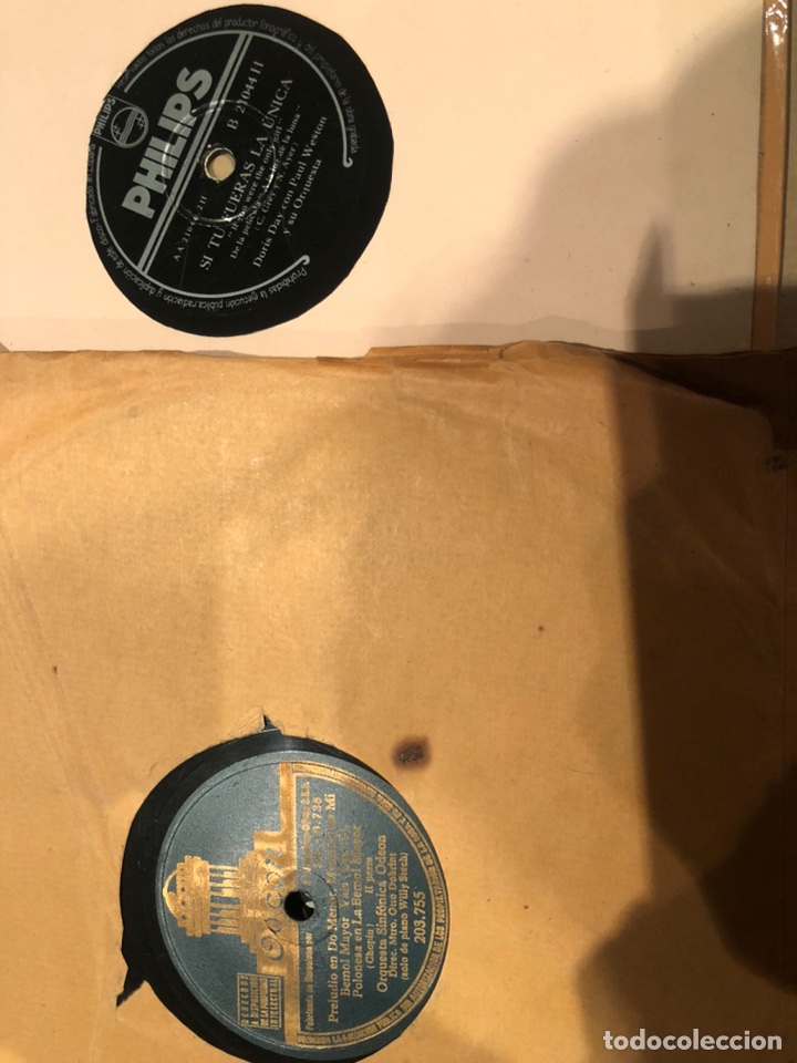 Discos de pizarra: 16 Discos de gram&oacute;fono - Foto 5
