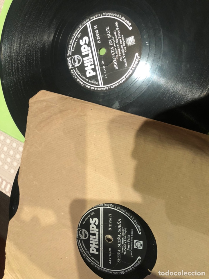 Discos de pizarra: 16 Discos de gram&oacute;fono - Foto 1
