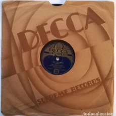 Discos de pizarra: THE STARGAZERS/ SYD DEAN EH CUMPARI/ I SEE THE MOON. DECCA, UK 1953 PIZARRA 10'' 78 RPM