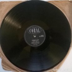 Discos de pizarra: TERESA BREWER. A SWEET OLD FASHIONED GIRL/ GOODBYE JOHN. CORAL UK 1956 PIZARRA 10'' 78 RPM