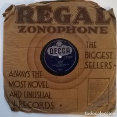 Discos de pizarra: MONIA LITER. THE FLIRT/ BAFFI. DECCA, UK 1957 PIZARRA 10'' 78 RPM. Lote 240360320