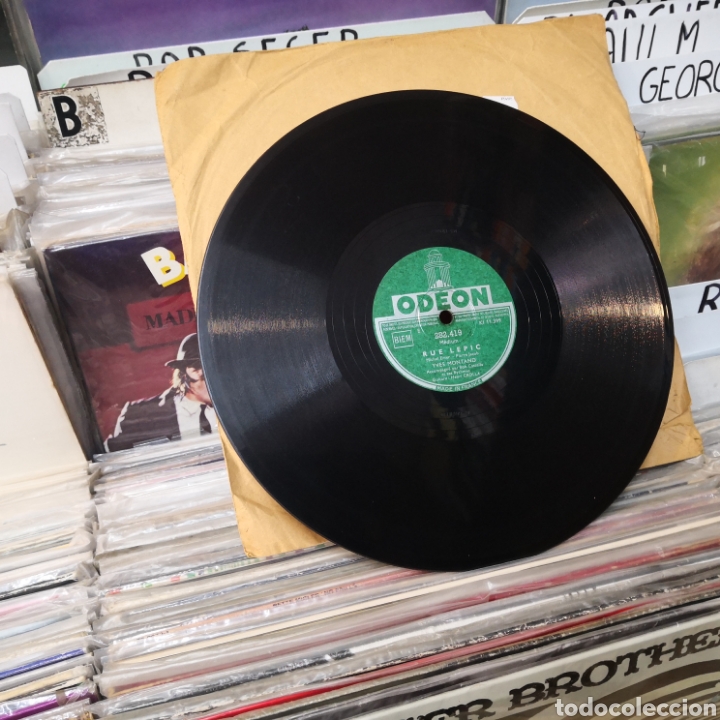 Discos de pizarra: Grands boulevards, Yves montand - Foto 2