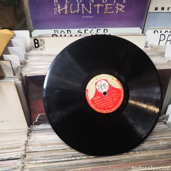 Discos de pizarra: Rosa morena, luisa Linares y los galindos - Foto 2
