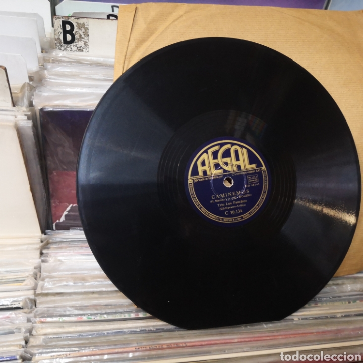 Discos de pizarra: Rayito de luna, caminemos, tr&iacute;o los panchos - Foto 2
