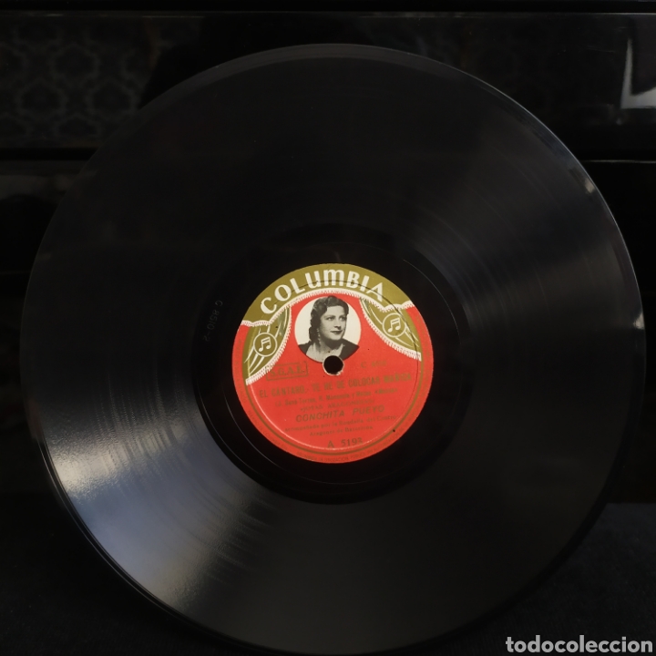Discos de pizarra: Conchita Pueyo - El Cantaro / Al Que Es Baturro - Foto 3