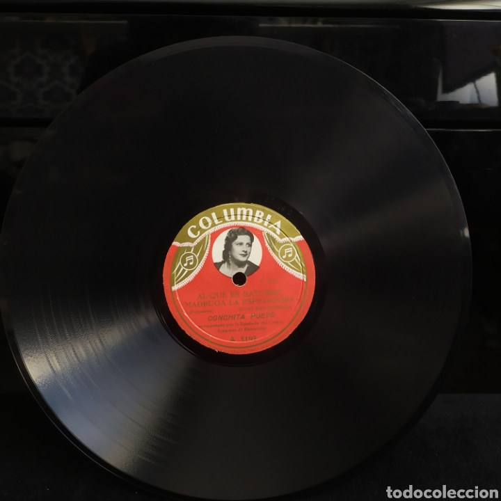 Discos de pizarra: Conchita Pueyo - El Cantaro / Al Que Es Baturro - Foto 4
