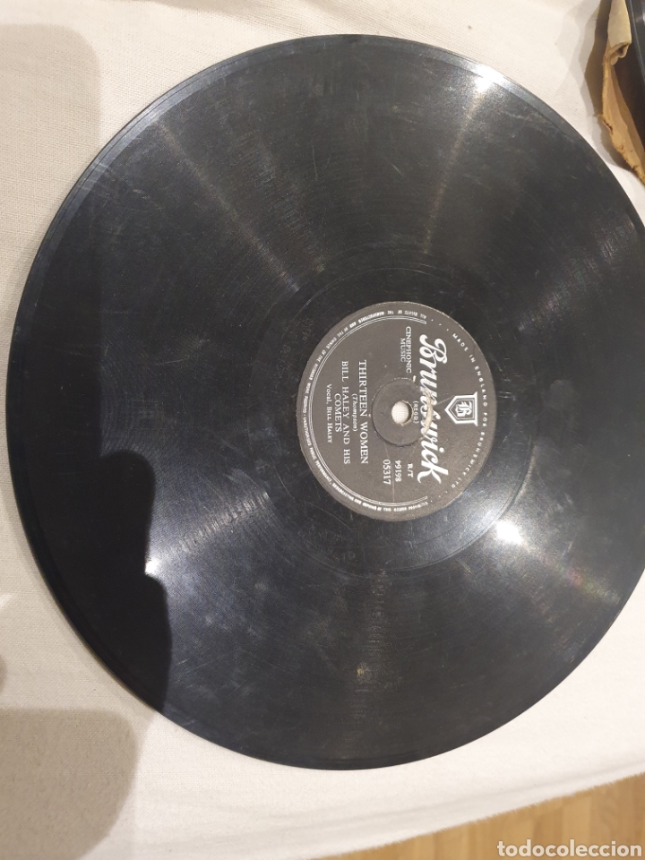 Discos de pizarra: 78 RPM ROK BILL HALEY - Foto 3