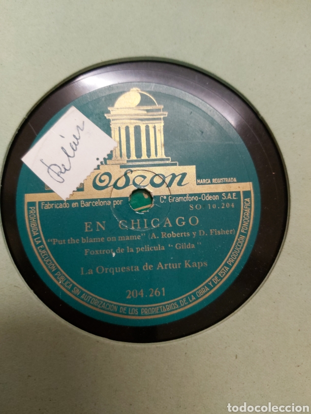 Discos de pizarra: Estuche la voz de su amo 8 Discos pizarra - Foto 3