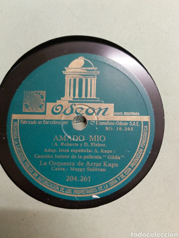 Discos de pizarra: Estuche la voz de su amo 8 Discos pizarra - Foto 4