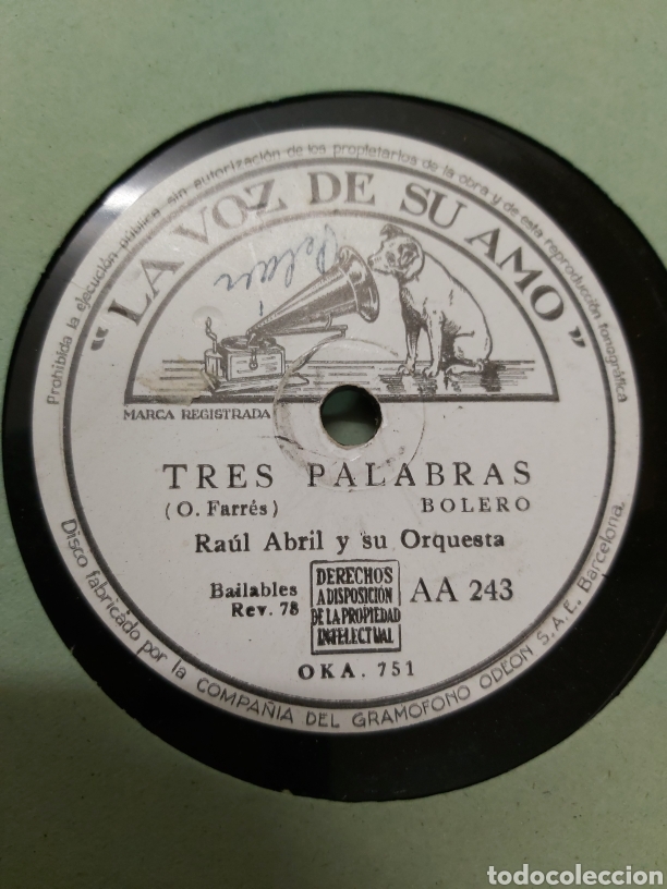 Discos de pizarra: Estuche la voz de su amo 8 Discos pizarra - Foto 17