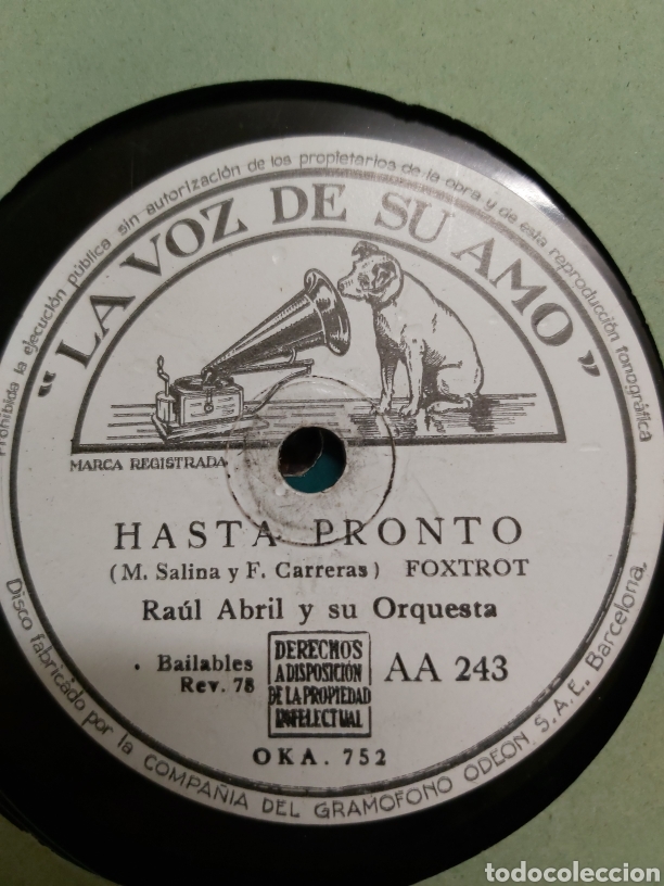 Discos de pizarra: Estuche la voz de su amo 8 Discos pizarra - Foto 18
