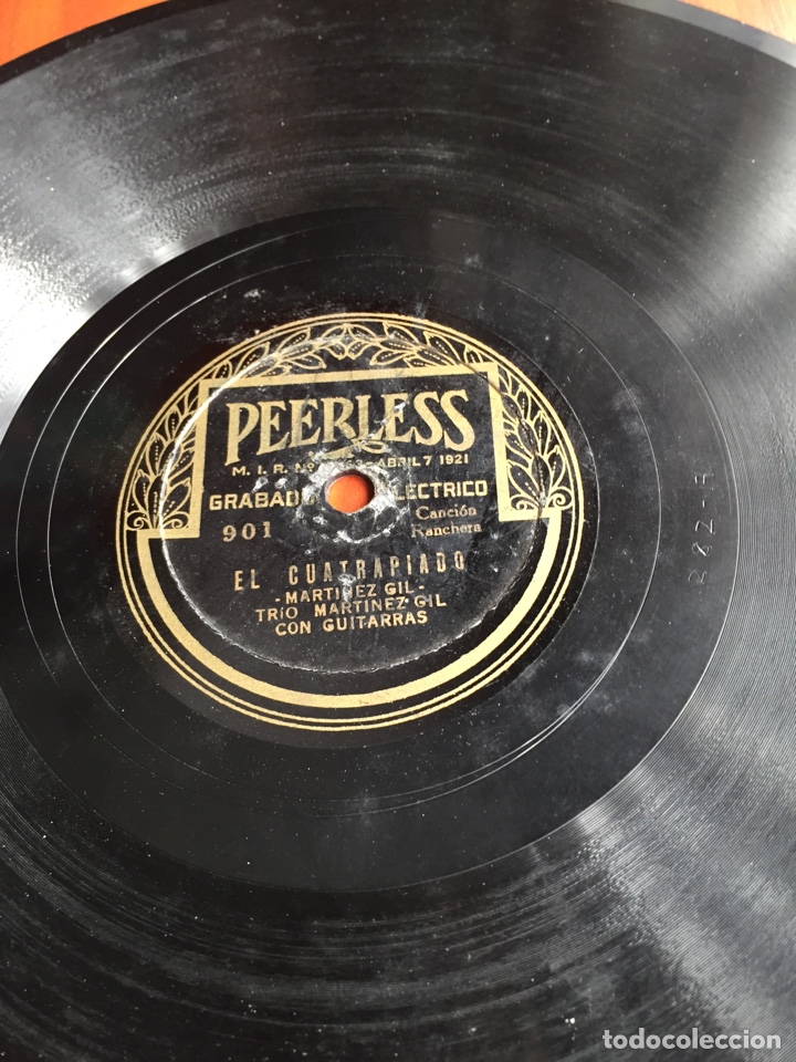 Discos de pizarra: Con quien me pagas trio Mart&iacute;nez gil - Foto 4