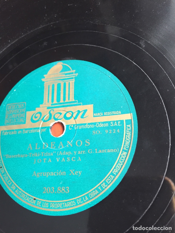 Discos de pizarra: Aldeanos jota vasca - Foto 1