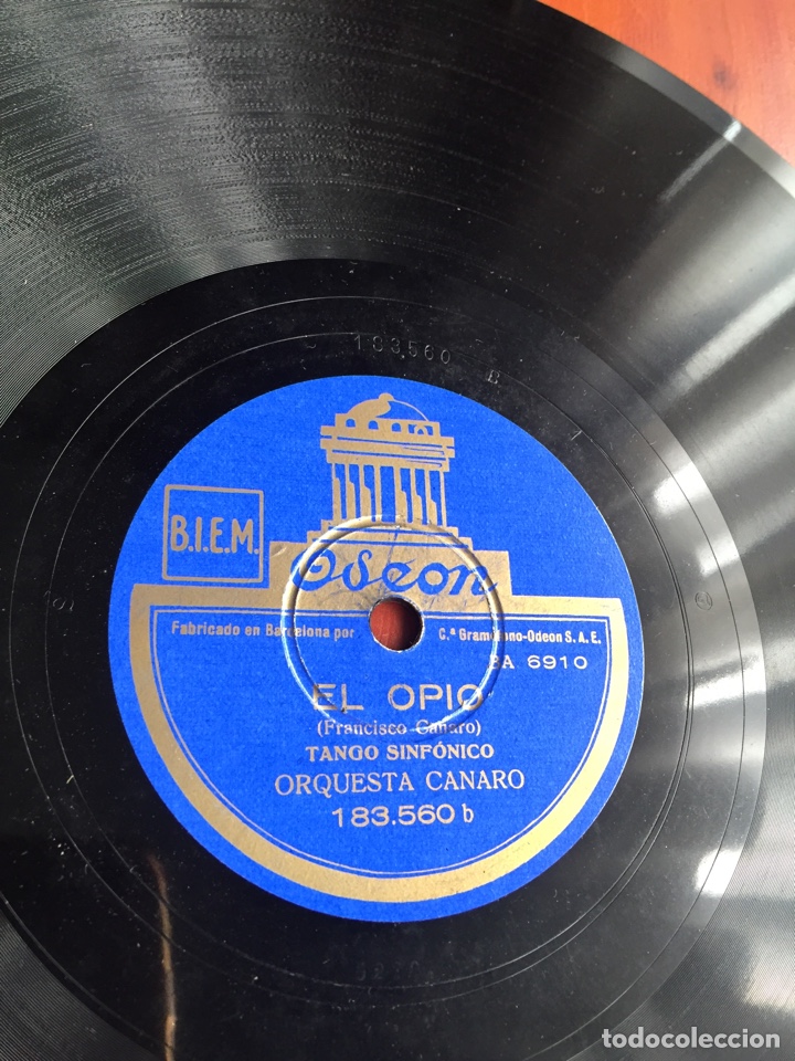 Discos de pizarra: La muchacha del centro Francisco canaro - Foto 4