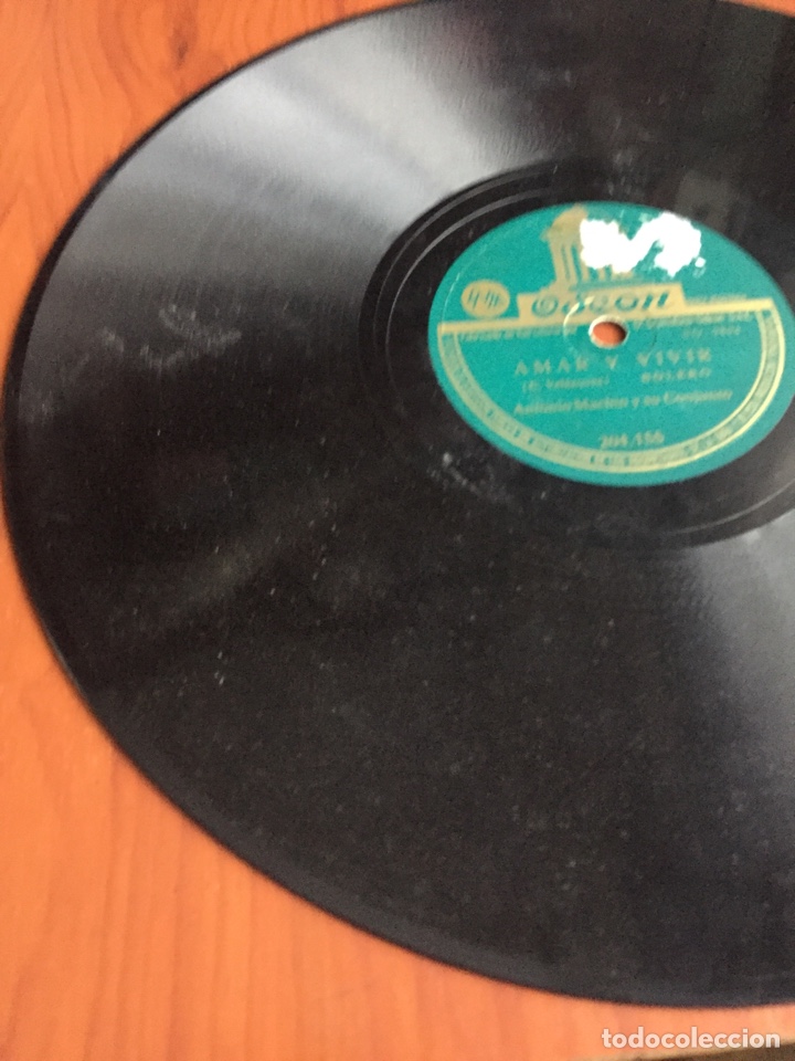Discos de pizarra: Amar y vivir Antonio machin - Foto 3