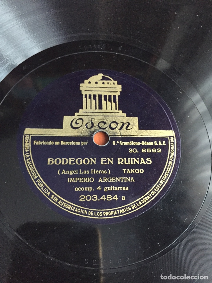 Discos de pizarra: Sanjuanina de mi amor imperio Argentina - Foto 4
