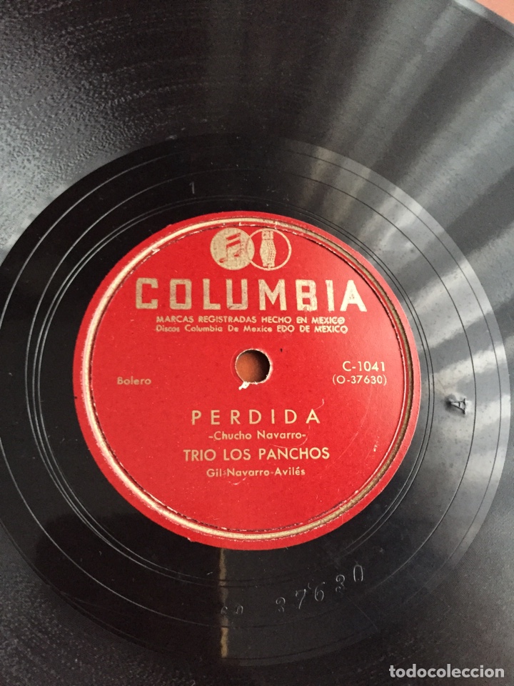 Discos de pizarra: Perdida trio los panchos - Foto 1