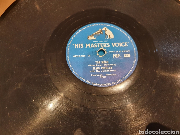 Discos de pizarra: 78 Rpm Elvis Presley - Foto 2
