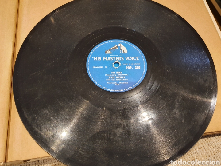 Discos de pizarra: 78 Rpm Elvis Presley - Foto 1