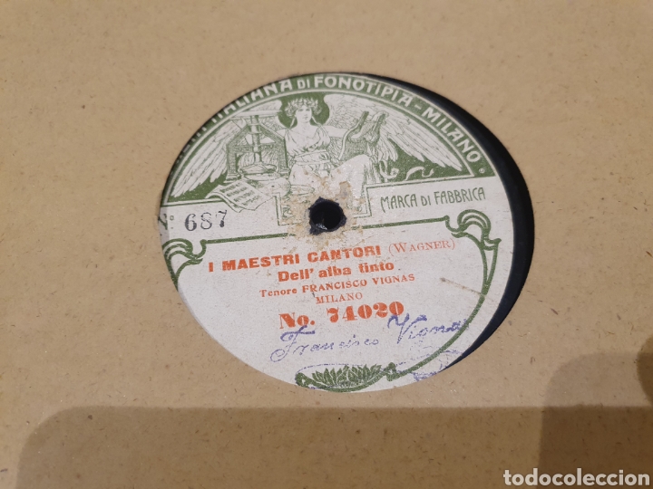 Discos de pizarra: 78 RPM FRANCISCO VIGNAS - Foto 2