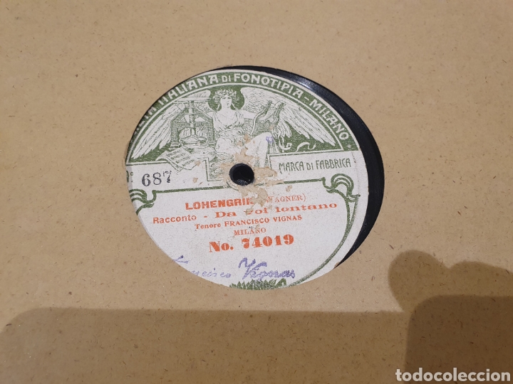 Discos de pizarra: 78 RPM FRANCISCO VIGNAS - Foto 1