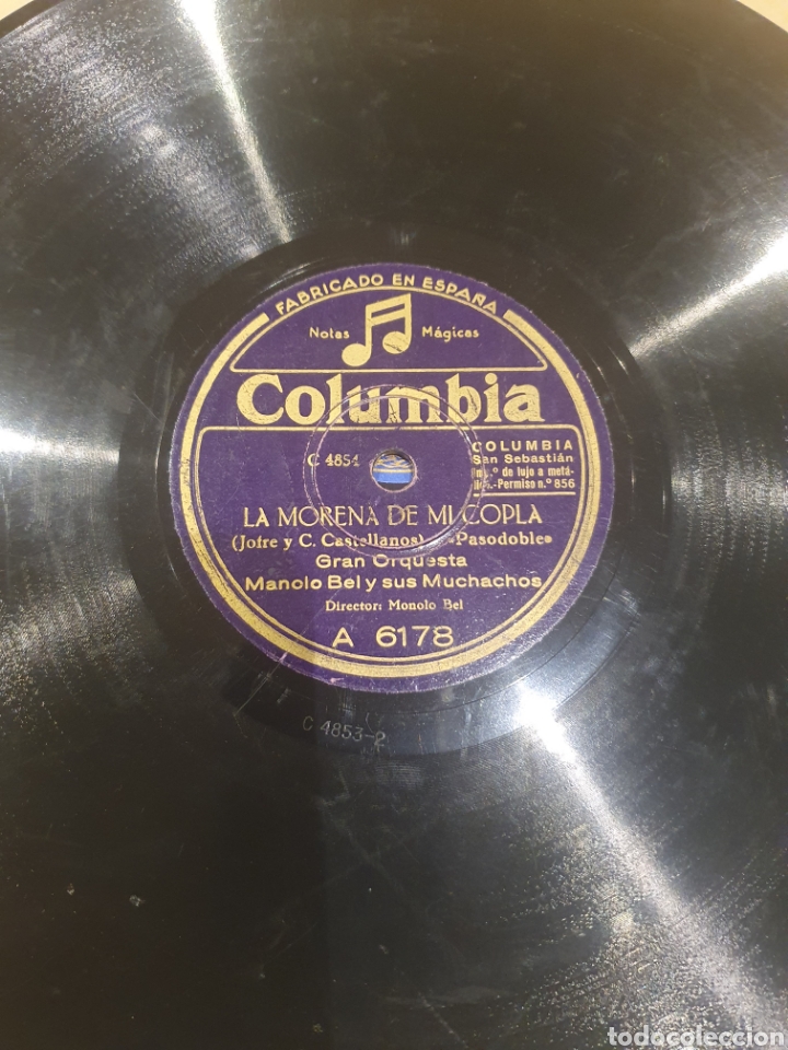 Discos de pizarra: 78 RPM PASODOBLE - Foto 3
