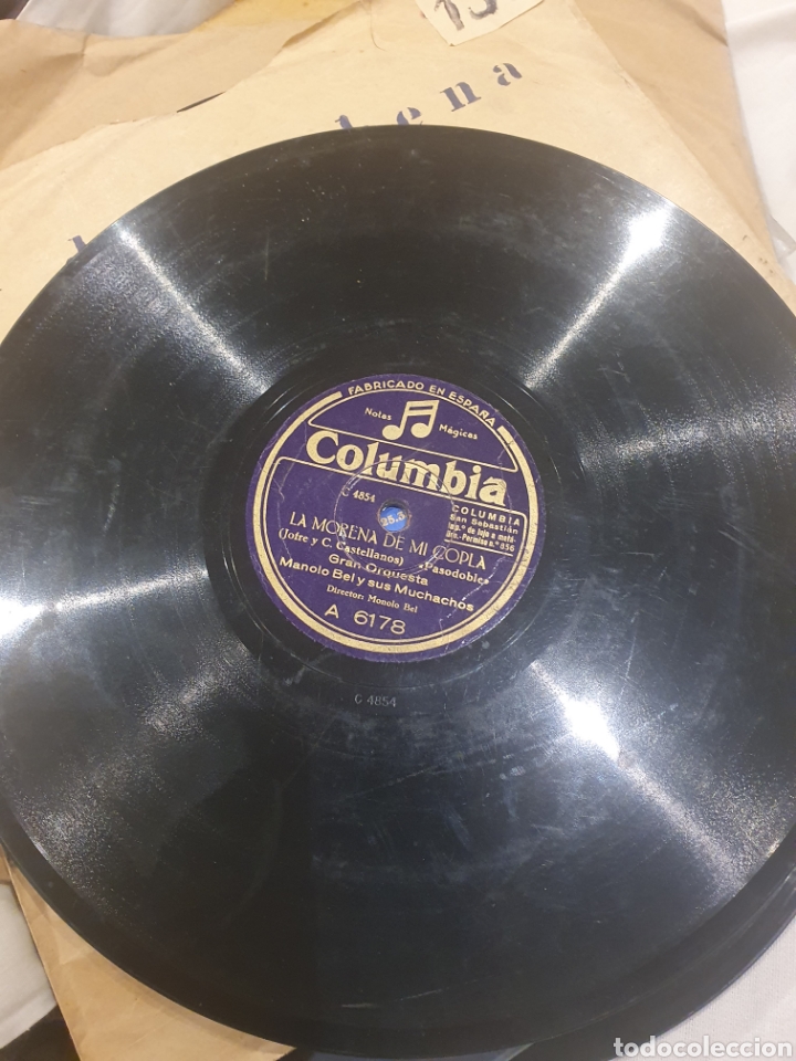 Discos de pizarra: 78 RPM PASODOBLE - Foto 1