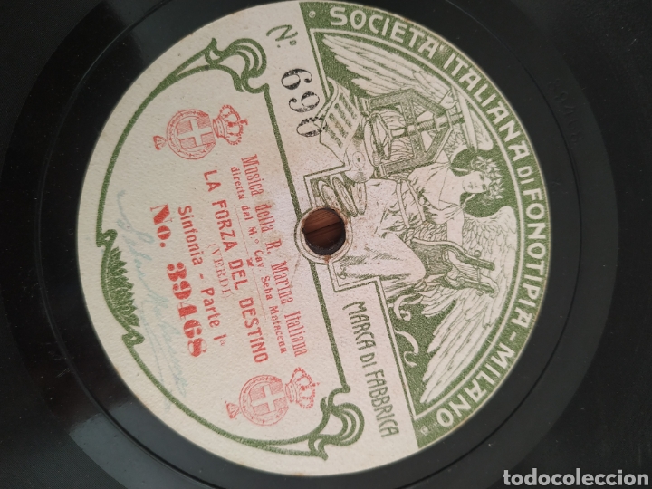 Discos de pizarra: Disco pizarra, la forza del destino, Verdi - Foto 1