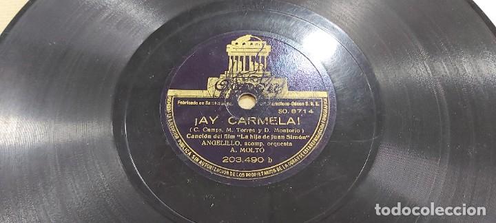Discos de pizarra: ANTIGUO DISCO DE PIZARRA - Foto 2