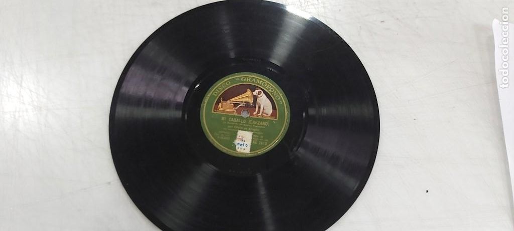 Discos de pizarra: ANTIGUO DISCO DE PIZARRA - Foto 1
