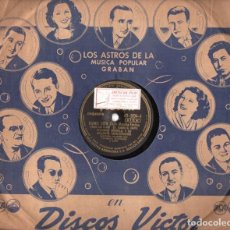 Discos de pizarra: 1940´S FELICIANO BRUNELLI DONDE ESTA ZAZA Y BESOS Y CAMPANAS DISCO PASTA 78 RPM RAYMOND FERNANDO