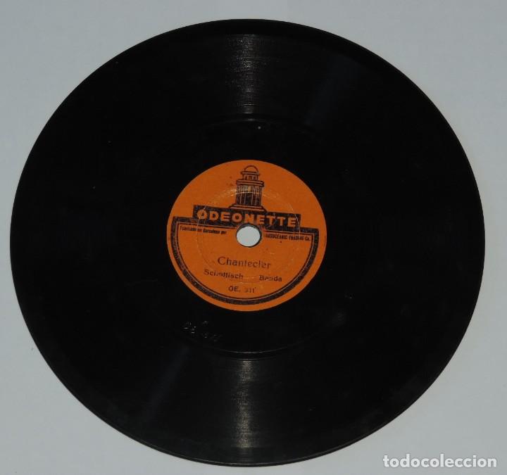 Discos de pizarra: DISCO DE PIZARRA Odeonette, CHANTECLER / LOS SOLDADITOS DE PLOMO, PASODOBLE, MIDE 15 CMS. - Foto 4