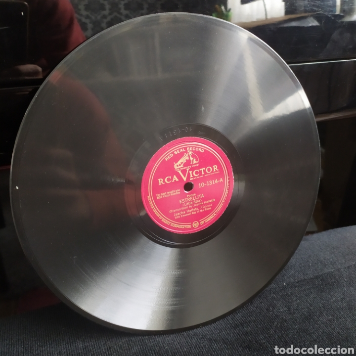 Discos de pizarra: Jascha Heifetz - Estrellita / March USA - Foto 3