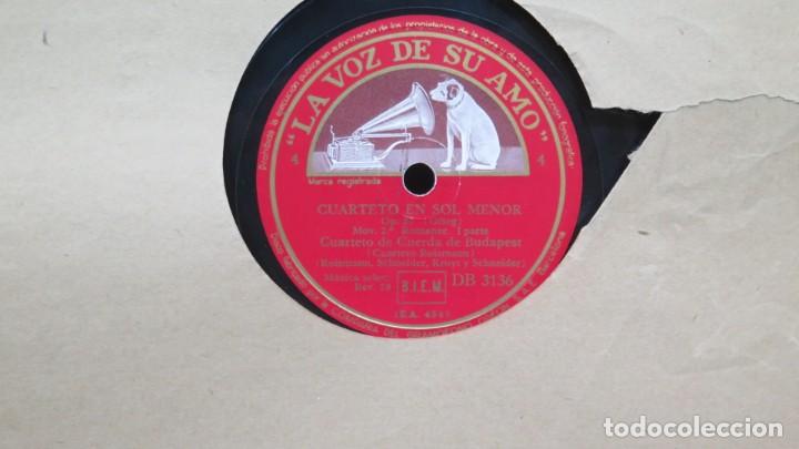 Discos de pizarra: DISCO PIZARRA. CUARTETO EN SOL MENOR. OP. 27. GRIEG. - Foto 3