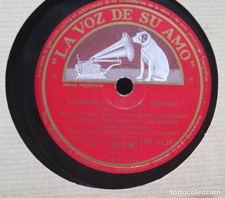 Discos de pizarra: DISCO PIZARRA. CUARTETO EN SOL MENOR. OP. 27. GRIEG. - Foto 2