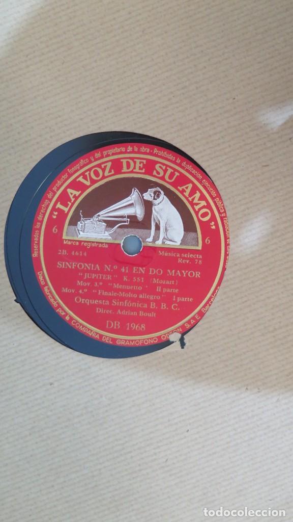 Discos de pizarra: DISCO PIZARRA. SINFONIA 41. JUPITER. MOZART - Foto 3