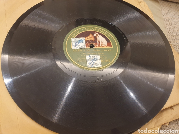 Discos de pizarra: Mercedes Seros 78 rpm - Foto 1