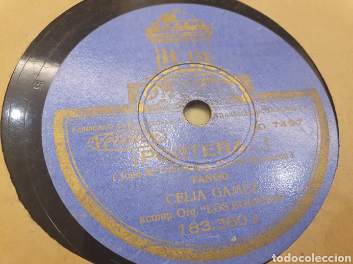 Discos de pizarra: 78 RPM CELIA GAMEZ - Foto 2