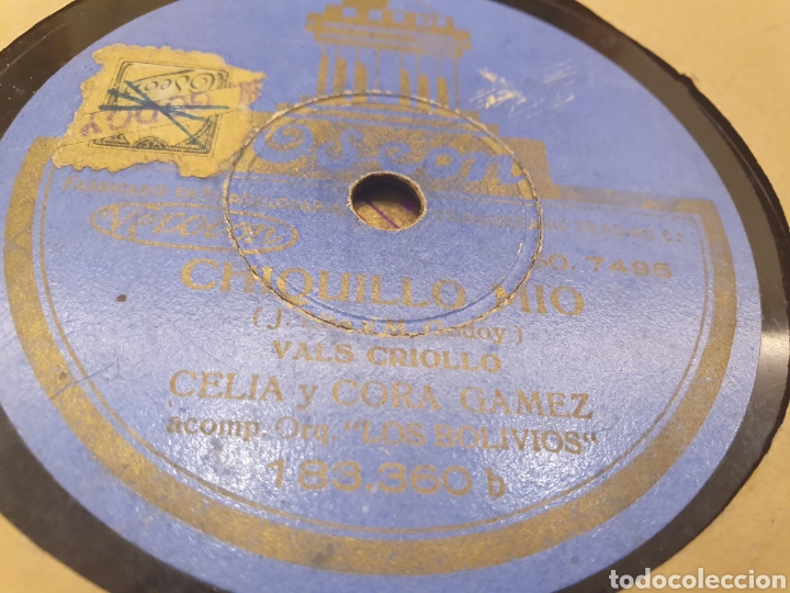 Discos de pizarra: 78 RPM CELIA GAMEZ - Foto 1