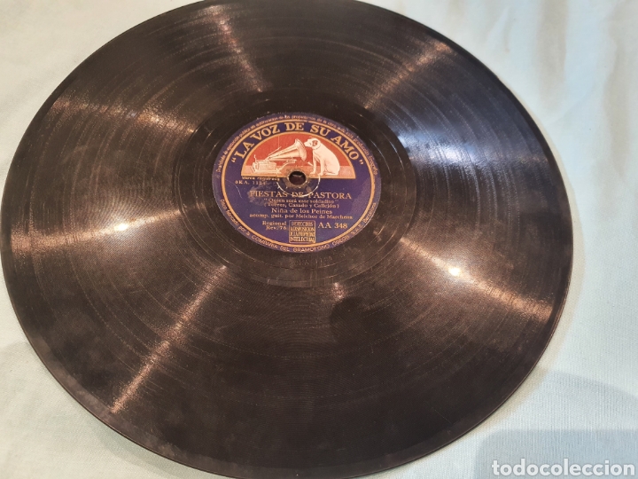 Discos de pizarra: 78 RPM NI&Ntilde;A DE LOS PEINES - Foto 3