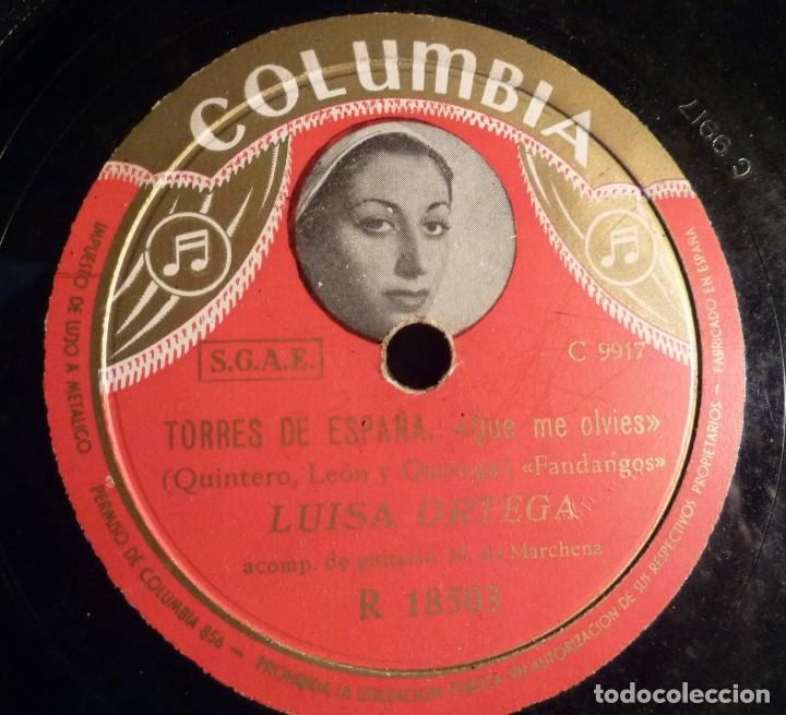 Discos de pizarra: LUISA ORTEGA // TORRES DE ESPA&Ntilde;A // DISCO DE PIZARRA - Foto 1