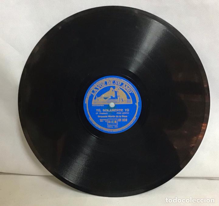 Discos de pizarra: TRISTE MAR-T&Uacute;, SOLAMENTE T&Uacute;, DISCO DE PIZARRA - Foto 2