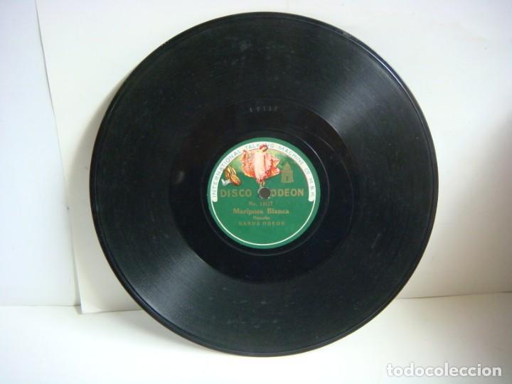 Discos de pizarra: DISCO DE PIZARRA ODEON BANDA ODEON MARIPOSA BLANCA (&) - Foto 2