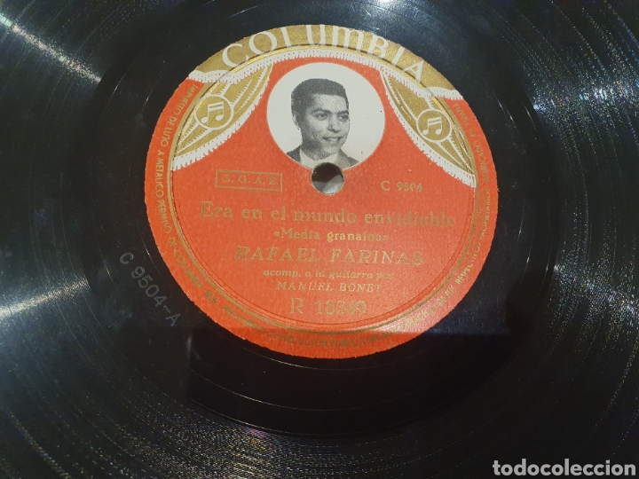 Discos de pizarra: 78 RPM RAFAEL FARINA - Foto 2